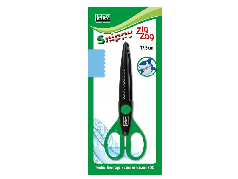 Forbici Snippy Zig Zag Lebez - 17 cm - 4339 (Assortiti)