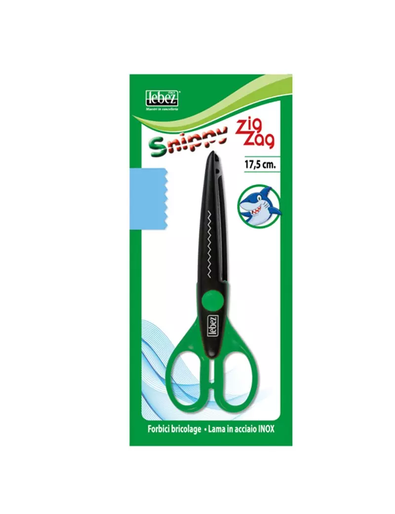 Forbici Snippy Zig Zag Lebez - 17 cm - 4339 (Assortiti) Forbici Snippy Zig Zag Lebez - 17 cm - 4339 (Assortiti)