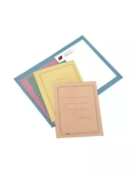 Cartellina in Cartoncino Cartiere del Garda - Semplice con Stampa - 25x34 cm - 145 g - CG0113MFSXXAK02 (Rosso Conf. 100)