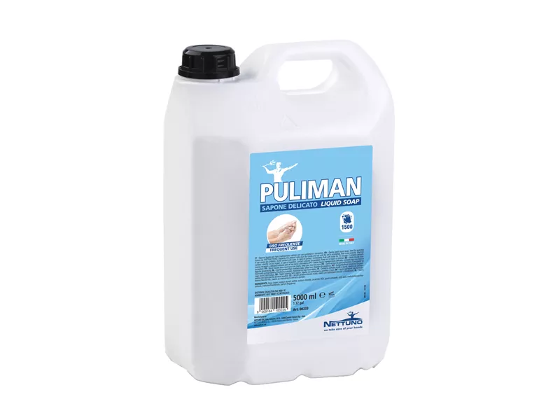 Sapone Liquido Puliman Nettuno - 00233 - Ricarica 5 Litri (Lavanda)