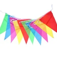 Festone in PVC - 10 m - Bandierine Grandi