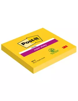 Post-it Super Sticky 654-S 3M - 76x76 mm - 7100290189 (Giallo Oro Conf. 12)