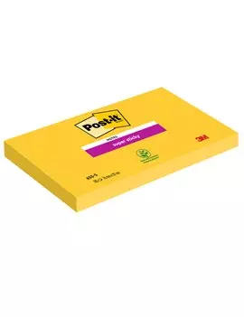 Post-it Super Sticky 655-S 3M - 76x127 mm - 7100290188 (Giallo Oro Conf. 12)