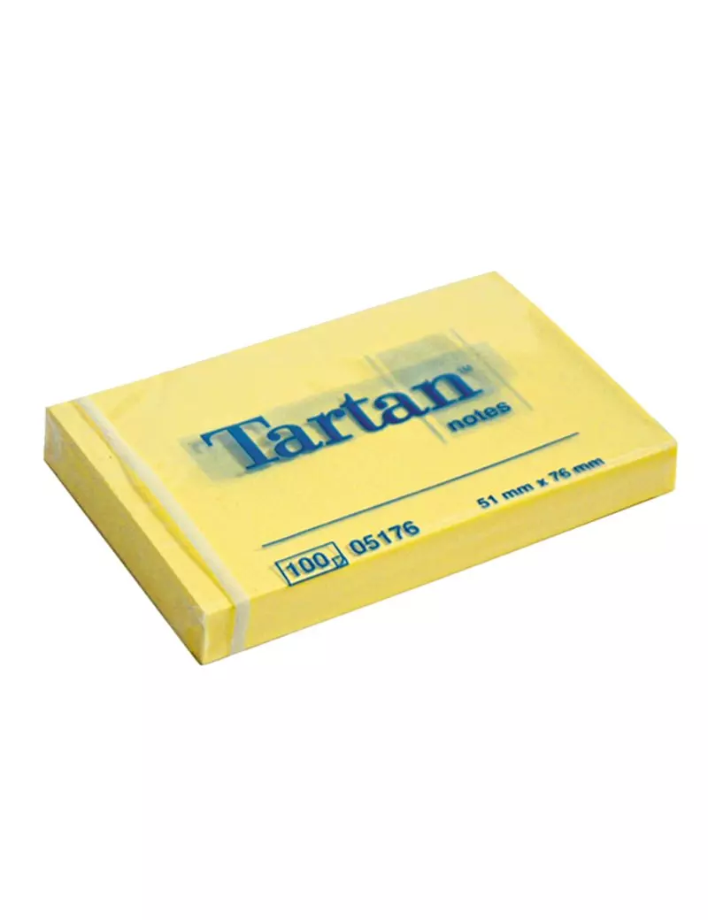 Blocchetti Tartan Note 3M - 51x76 mm - 7100172741 (Giallo Pastello Conf. 12)