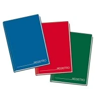 Registro Cartonato Blasetti - A4 - Righe 1R - 72 Fogli - 1338 (Assortiti)