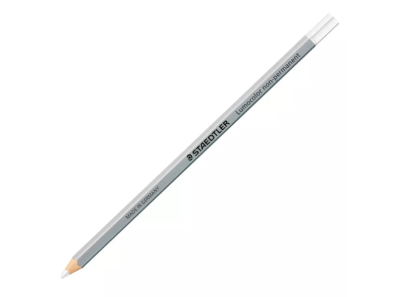 Matita Vetrografica Lumocolor Omnichrom Staedtler - Non Permanente - 3 mm - 108-0 (Bianco Conf. 12)
