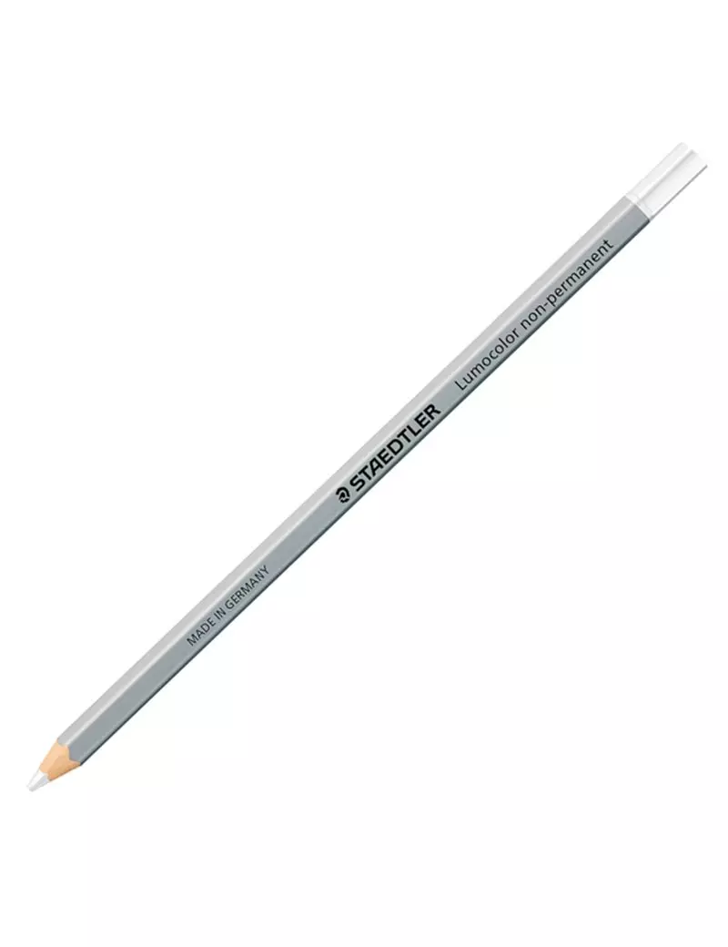 Matita Vetrografica Lumocolor Omnichrom Staedtler - Non Permanente - 3 mm - 108-0 (Bianco Conf. 12) Matita Vetrografica Lumocolor Omnichrom Staedtler - Non Permanente - 3 mm - 108-0 (Bianco Conf. 12)