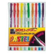 Penna Gel Koh-i-Noor - 0,8 mm - NAGP10P (Assortiti Pastel Conf. 10)