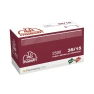 Punti Metallici per Cucitrice ad Alti Spessori RO-MA - 35/15 - 1107001 (Conf. 2500)