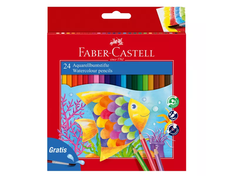 Matite Colorate Red Faber Castell - 3,3 mm - 114425 (Assortiti Conf. 24)