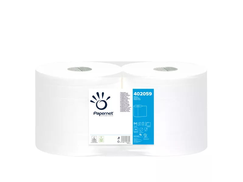 Bobina Asciugatutto Special Papernet - 2 Veli - 760 Strappi - 402059 (Bianco Conf. 2)