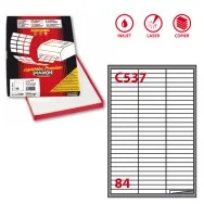 Etichette Adesive Markin - A4 - 67x10 mm - X210C537 (Bianco Conf. 100)