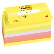 Post-it Super Sticky Z-Notes R350NR 3M - 76x127 mm - 7100172323 (Assortiti Neon Conf. 6)