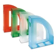 Portariviste E803 Fellowes - A4 - 24,5x30x7,5 cm - E803-TV (Verde Trasparente)