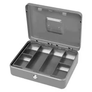Cassetta Portavalori Secur Metalplus - 25x18x9 cm - 2153/3A (Grigio Chiaro)