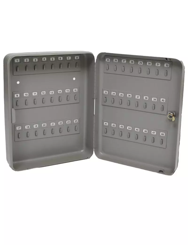 Cassetta Portachiavi Metalplus - 30x24x7 cm - 48 Posti - 2171/4B (Grigio Antracite) Cassetta Portachiavi Metalplus - 30x24x7 cm - 48 Posti - 2171/4B (Grigio Antracite)