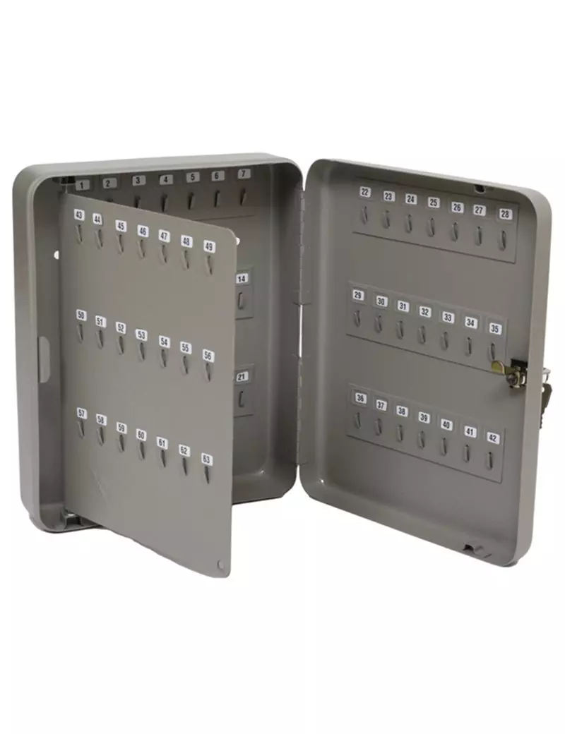 Cassetta Portachiavi Metalplus - 37x28x7,5 cm - 128 Posti - 2171/5B (Grigio Antracite) Cassetta Portachiavi Metalplus - 37x28x7,5 cm - 128 Posti - 2171/5B (Grigio Antracite)