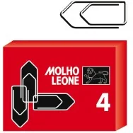 Fermagli Zincati Molho Leone - Punte Triangolari - n. 4 - 32 mm - 21114 (Zinco Brillante Conf. 1000)