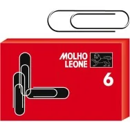 Fermagli Zincati Molho Leone - Punte Rotonde - n. 6 - 57 mm - 21106 (Zinco Brillante Conf. 100)