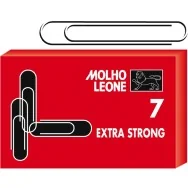 Fermagli Zincati Molho Leone - Punte Rotonde - n. 7 - 75 mm - 21107 (Zinco Brillante Conf. 500)