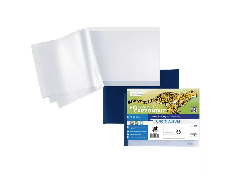 Portalistino Personalizzabile Uno TI Sei Rota - 30x22 cm - 36 Buste - 55243607 (Blu)