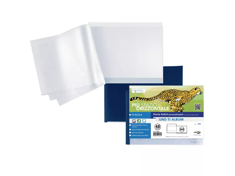 Portalistino Personalizzabile Uno TI Sei Rota - 30x22 cm - 48 Buste - 55244807 (Blu)