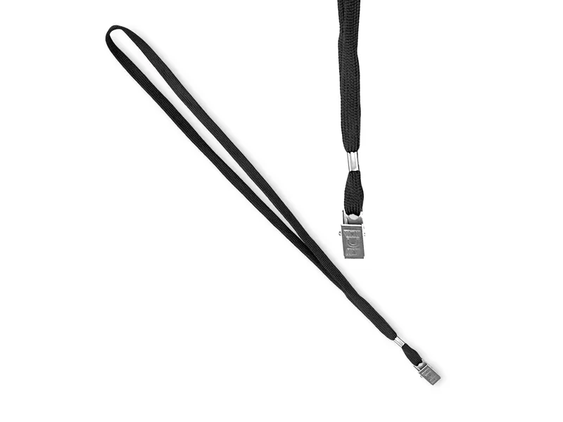 Cordoncino per Portabadge Lebez - 49x1 cm - 31-093-N-B (Nero Conf. 100)