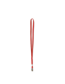 Cordoncino per Portabadge Lebez - 49x1 cm - 31-093-R-B (Rosso Conf. 100)