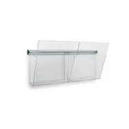Portadepliant da Parete Kit Vision VS/2 Studio-T - 50x14x25 cm - VS/2 (Trasparente)