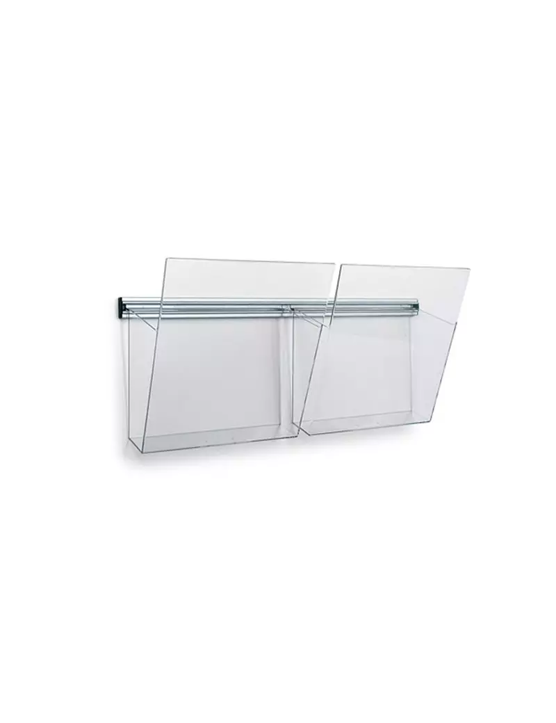 Portadepliant da Parete Kit Vision VS/2 Studio-T - 50x14x25 cm - VS/2 (Trasparente) Portadepliant da Parete Kit Vision VS/2 Studio-T - 50x14x25 cm - VS/2 (Trasparente)