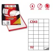 Etichette Adesive Markin - A4 - 52,5x37 mm - X210C543 (Bianco Conf. 100)