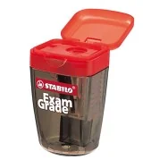 Temperamatite con Contenitore Exam Grade Stabilo - 1 Foro - 451848E (Rosso Conf. 48)