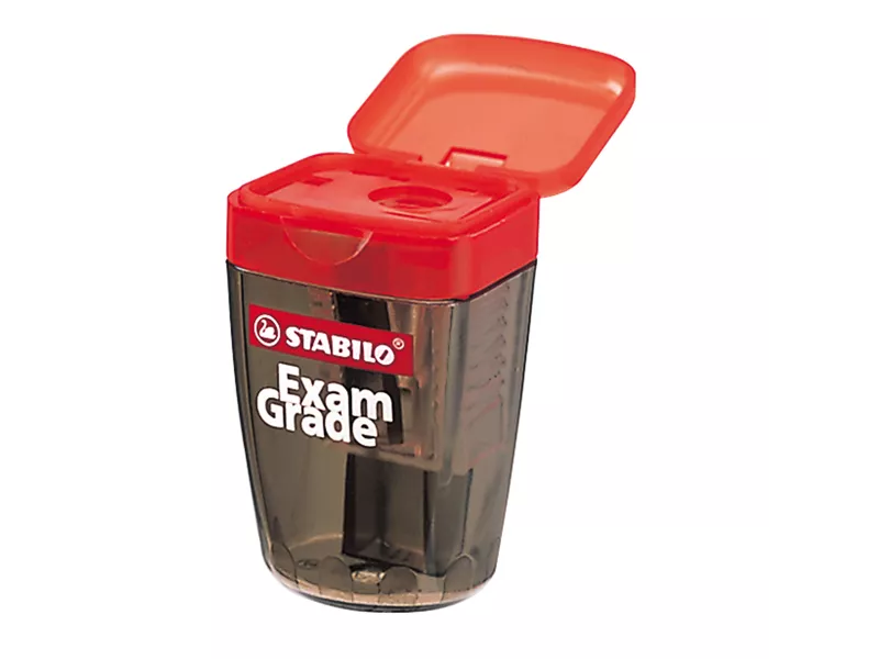Temperamatite con Contenitore Exam Grade Stabilo - 1 Foro - 451848E (Rosso Conf. 48)