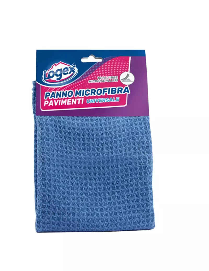 Panno per Pavimenti in Microfibra Logex - 40x60 cm - A1LX-3446 (Blu) Panno per Pavimenti in Microfibra Logex - 40x60 cm - A1LX-3446 (Blu)