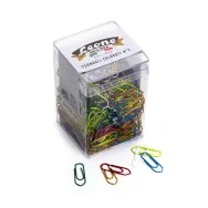 Fermagli Colorati Leone Dell'Era - n. 2 - 26 mm - FX50 (Assortiti Metallizzati Conf. 500)