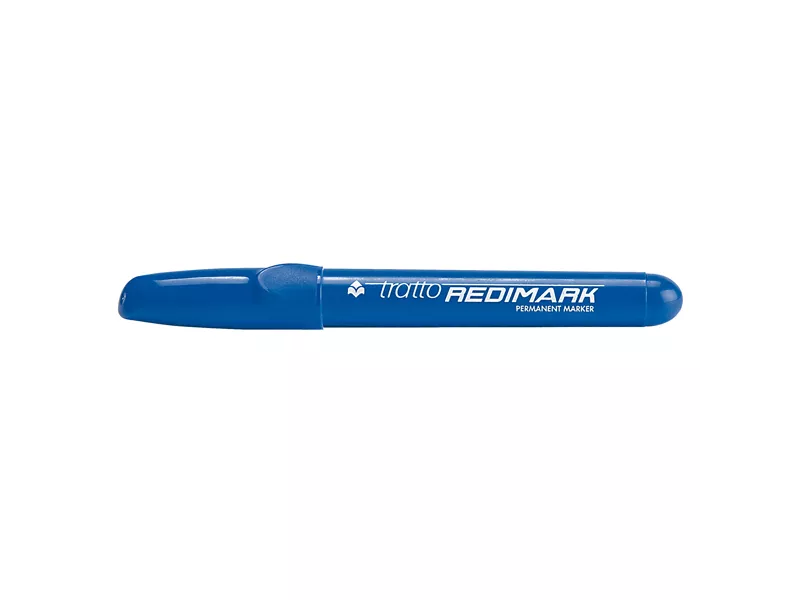 Marcatore Permanente Tratto Redimark Fila - Punta Tonda - 3,5 mm - 856001 (Blu Conf. 12)