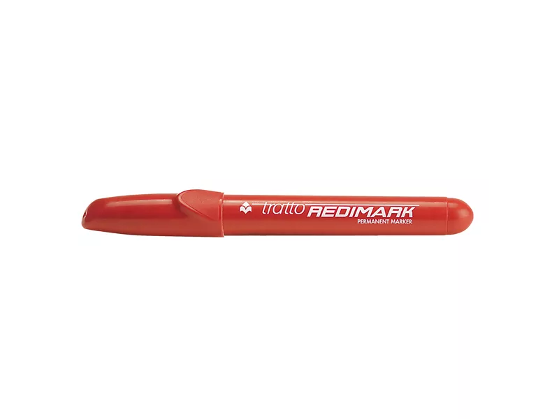 Marcatore Permanente Tratto Redimark Fila - Punta Tonda - 3,5 mm - 856002 (Rosso Conf. 12)
