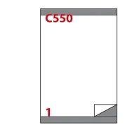 Etichette Adesive Markin - A4 - 210x280 mm - X210C550 (Bianco Conf. 100)