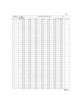 Registro IVA Corrispettivi per Mancato Funzionamento Registratore di Cassa Edipro - 31x24,5 cm - E2108