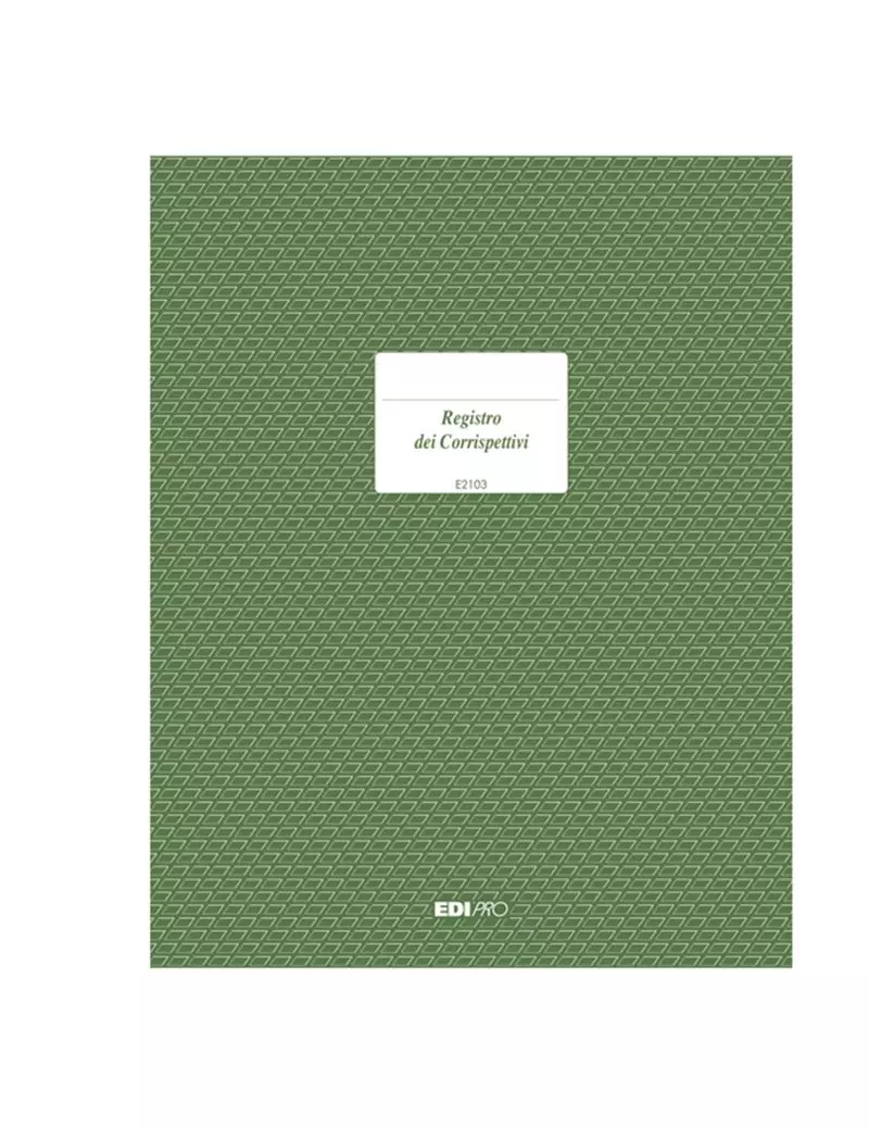 Registro IVA Corrispettivi Edipro - 24,5x31 cm - 15 Pagine - E2103 Registro IVA Corrispettivi Edipro - 24,5x31 cm - 15 Pagine - E2103