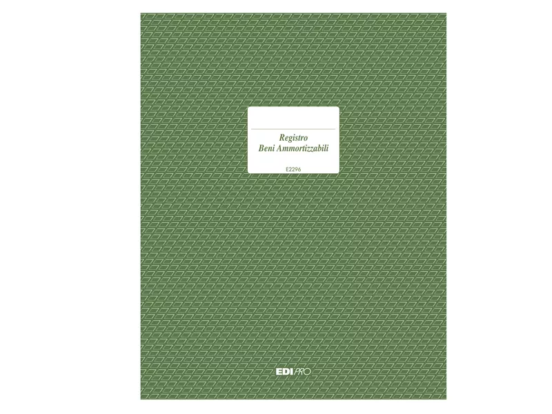 Registro Cespiti Ammortizzabili Edipro - 24,5x31 cm - 47 Pagine - E2296 Registro Cespiti Ammortizzabili Edipro - 24,5x31 cm - 47 Pagine - E2296