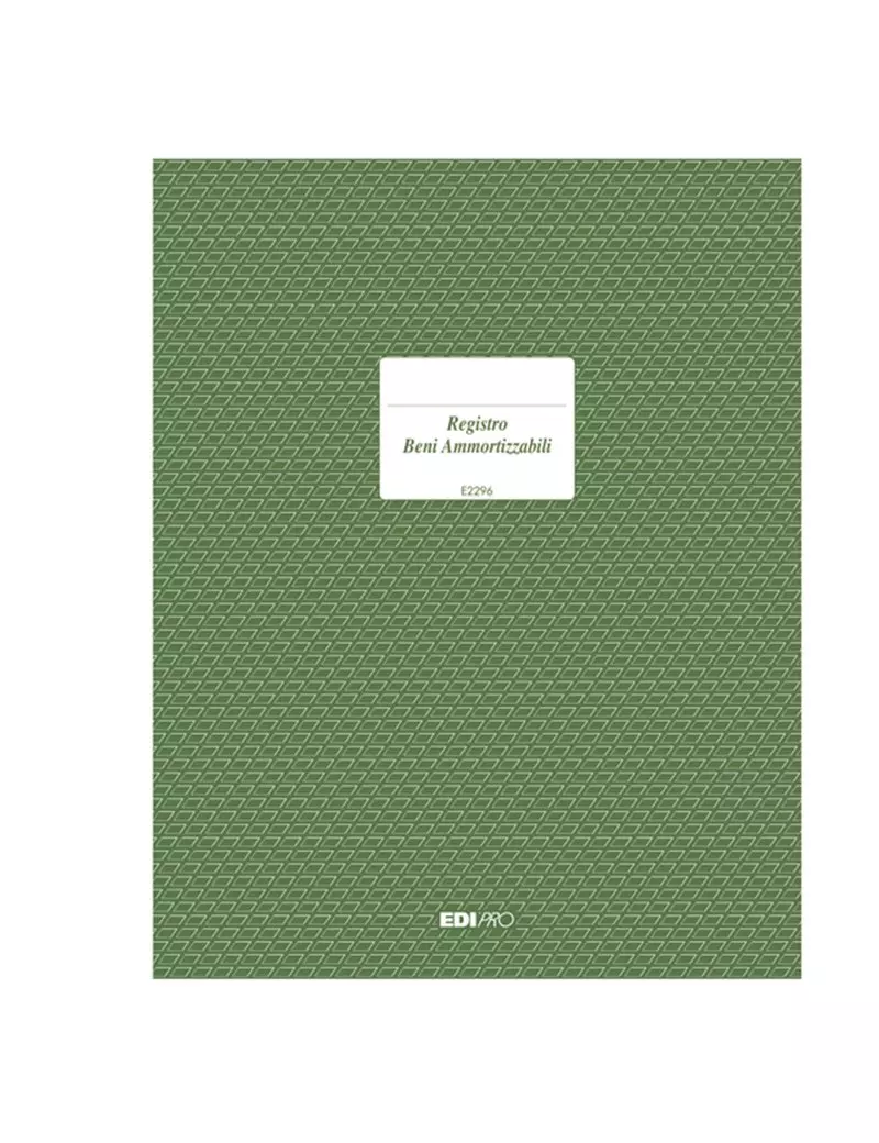 Registro Cespiti Ammortizzabili Edipro - 24,5x31 cm - 47 Pagine - E2296 Registro Cespiti Ammortizzabili Edipro - 24,5x31 cm - 47 Pagine - E2296