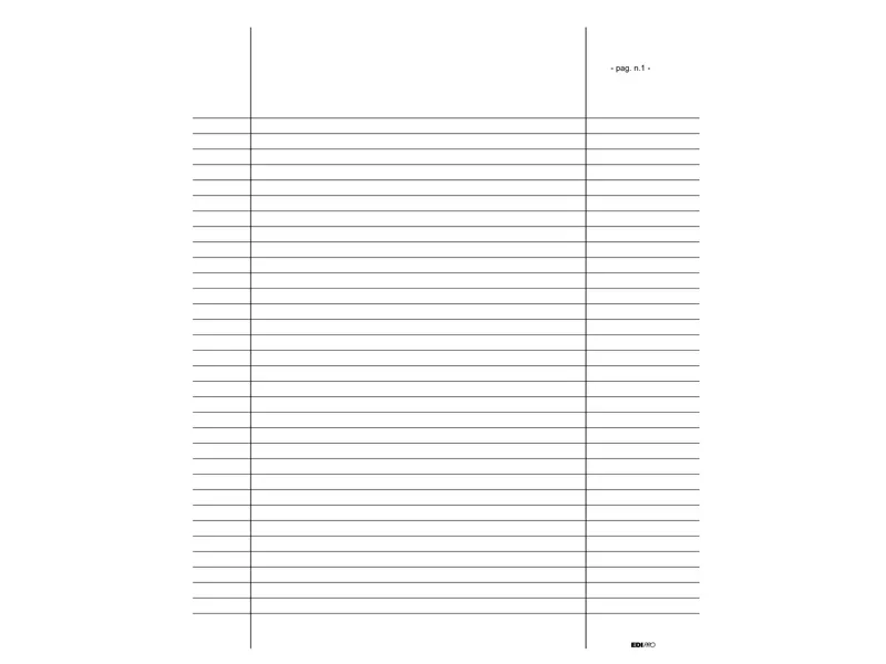Registro Verbale Assemblee Edipro - 24,5x31 cm - 92 Pagine - E2383