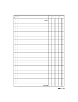 Registro Cassa Entrate/Uscite Edipro - 17x24 cm - 100 Pagine - E2686