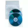 Busta Porta CD/DVD Insert CD Pro Sei Rota - Con Divisorio e Patella - 430107 (Trasparente Conf. 25)