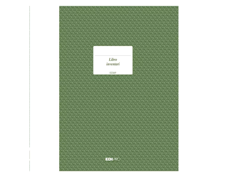 Libro Inventari Edipro - 24,5x31 cm - 92 Pagine - E2369