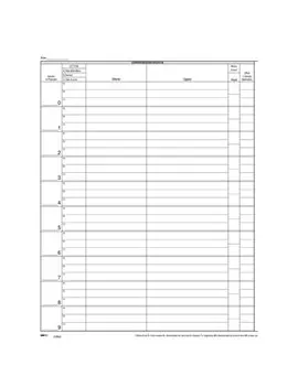 Registro Corrispondenza Arrivo/Partenza Edipro - 24x31 cm - 50 Pagine - E2806