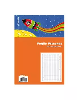 Foglio Presenze Mensili Edipro - 21x30 cm - 50 Pagine - E5149C