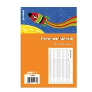 Foglio Presenze Mensili Edipro - 15X23 cm - 50 Pagine - E5143C