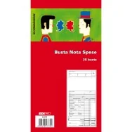 Blocco Busta Nota Spese Edipro - 15x28 cm - E5777 (Conf. 25)